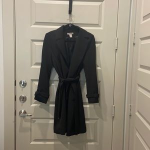 H&M Black Trench Coat